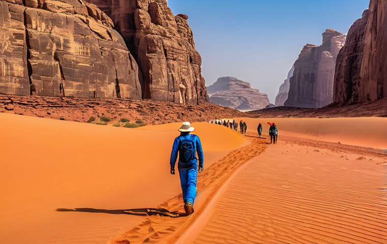 요르단 남부와 북부 지역 차이 - **Southern Jordan - Petra's Iconic Treasury**
    "A stunning view of Al-Khazneh, 'The Treasury,' in...