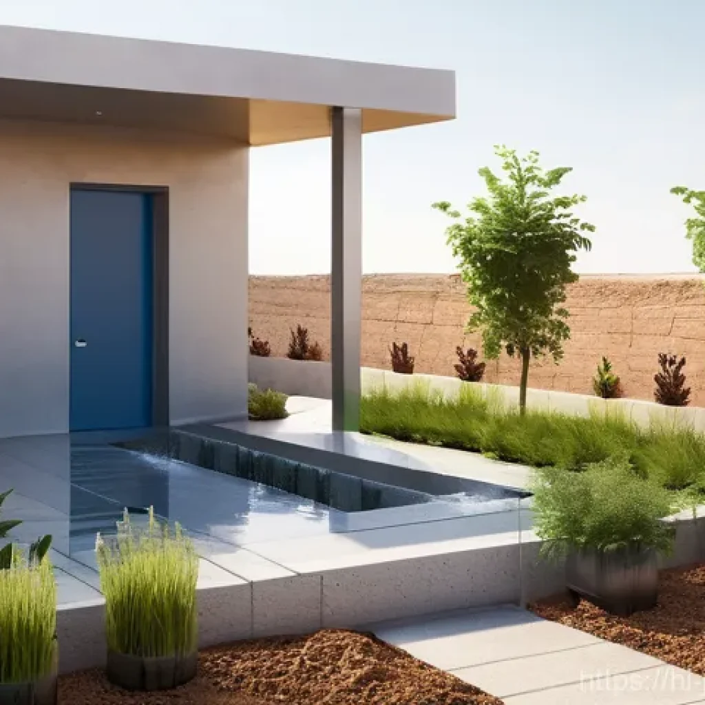 요르단에서의 물 사용법 - **Prompt 1: Rainwater Harvesting in a Modern Jordanian Home**
    "A sunny, optimistic depiction of ...