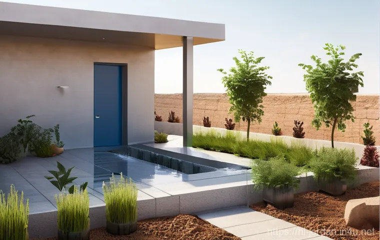 요르단에서의 물 사용법 - **Prompt 1: Rainwater Harvesting in a Modern Jordanian Home**
    "A sunny, optimistic depiction of ...