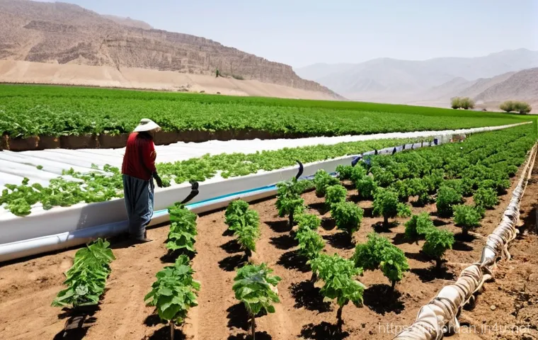 요르단에서의 물 사용법 - **Prompt 2: The Future of Water – Jordan's Desalination Project**
    "An awe-inspiring, wide-angle ...